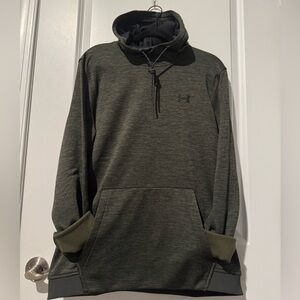 Under Armour Mens Cold Gear Hoodie Green